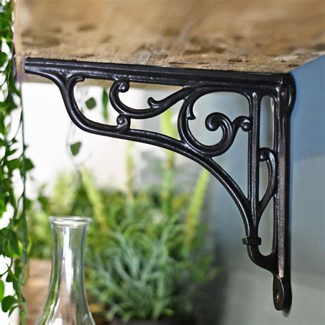 large cast iron shelf brackets